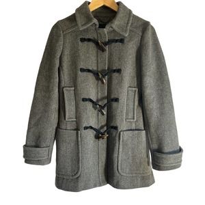 Banana Republic Women’s Size S/P Gray Toggle Wool‎ Coat